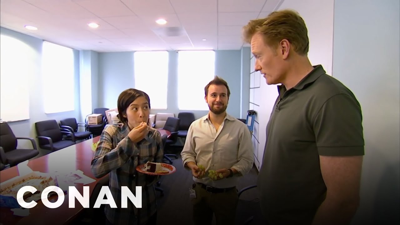 Conan Catches Employees Eating Cake 🍰