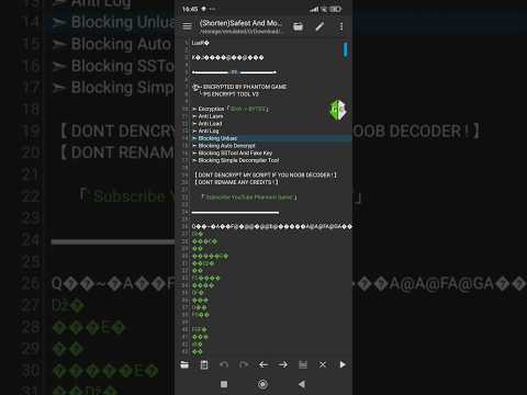 How to Decrypt Enc PhanTom GameID V3.0 | Game guardian Tutorial