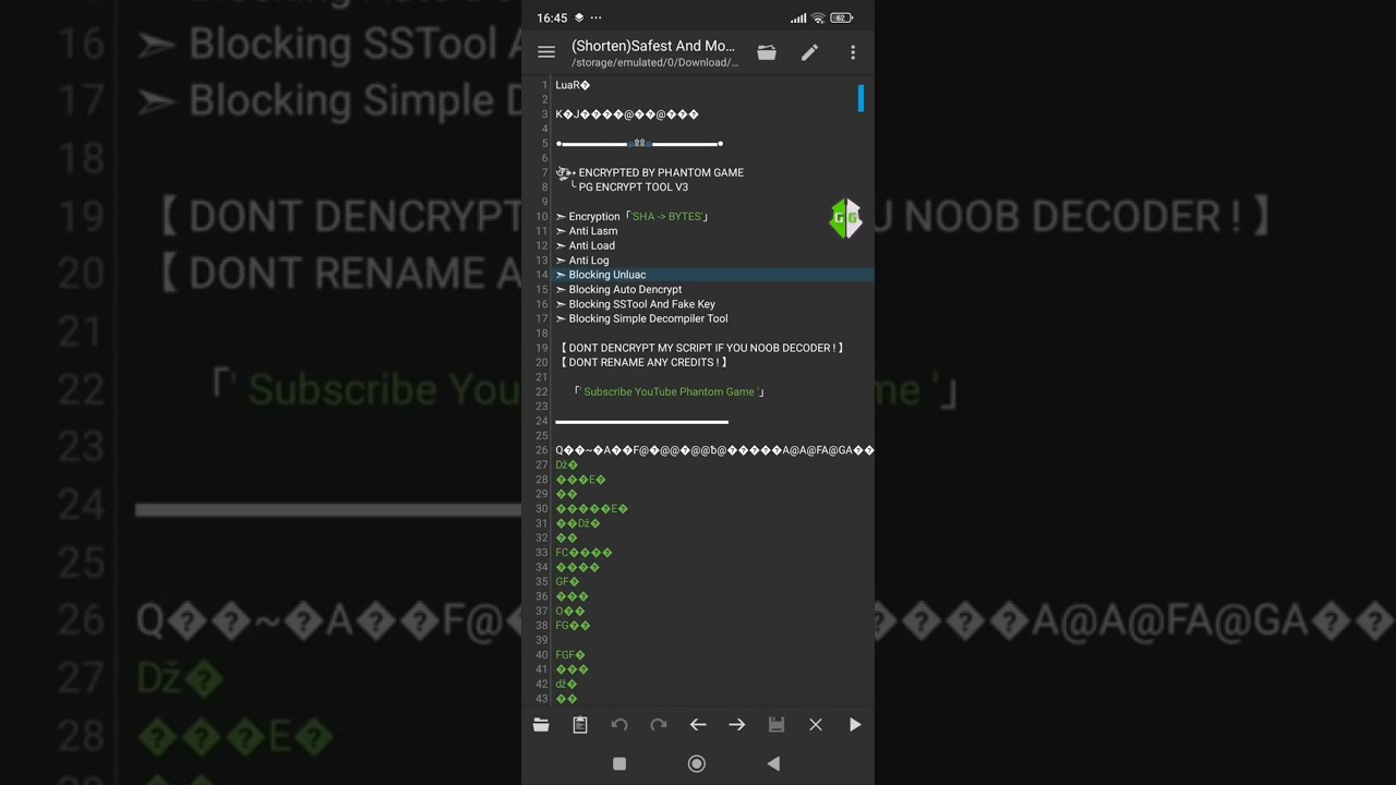 Ultimate Guide to Decrypt Enc PhanTom GameID V3.0 with Game Guardian 🔓