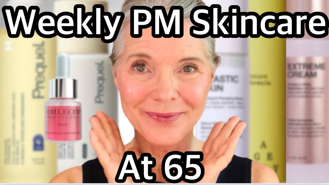 Weekly Anti-Aging Night Routine for Very Dry 65+ Skin ✨