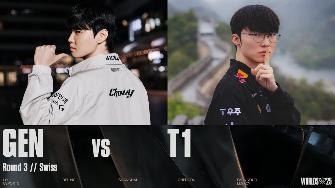 GEN vs T1 | Worlds 2025 Game 1 🔥