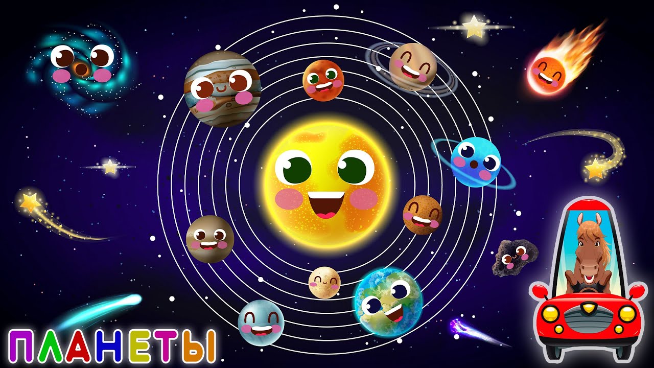 Космос для детей: Планеты и звёзды 🚀