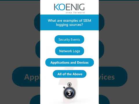 Learn Security Information and Event Management online | Koenig Solutions