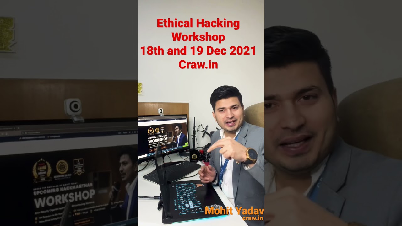 Two-Day Ethical Hacking Workshop by Craw Security | Cyber Security Training