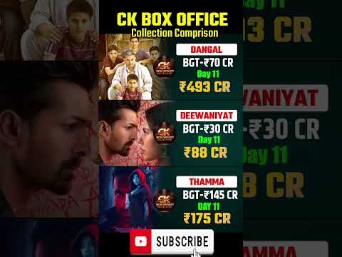 Ek Deewane Ki Deewaniyat Box office collection, Harshvardhan Rane, Thamma Movie 9th Day Collection