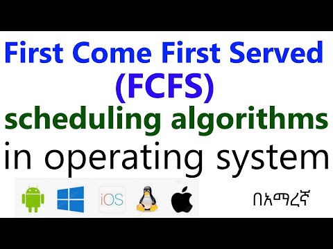 First Come First Served (FCFS) scheduling algorithms in in operating system | process management |
