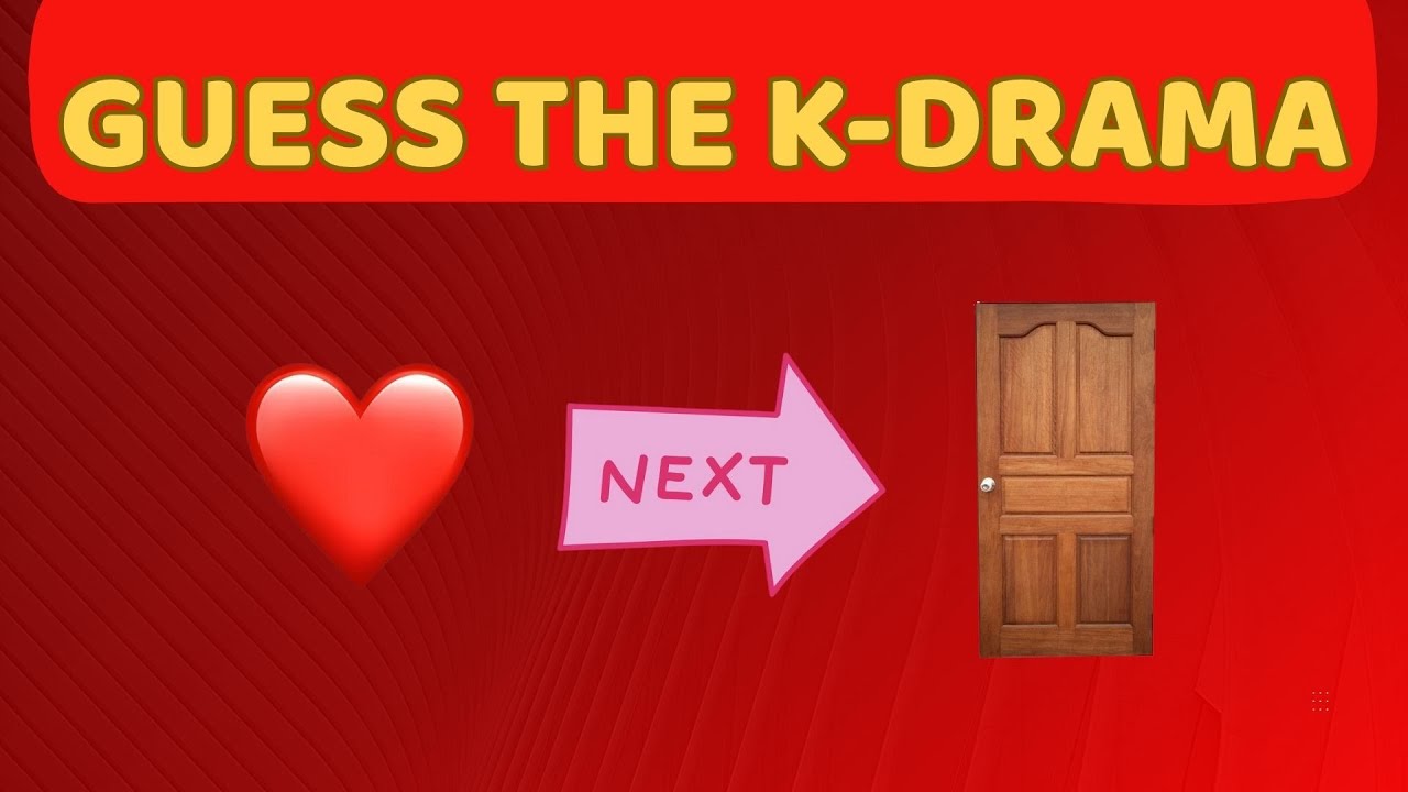 Guess the K-Drama by Emoji 🎬