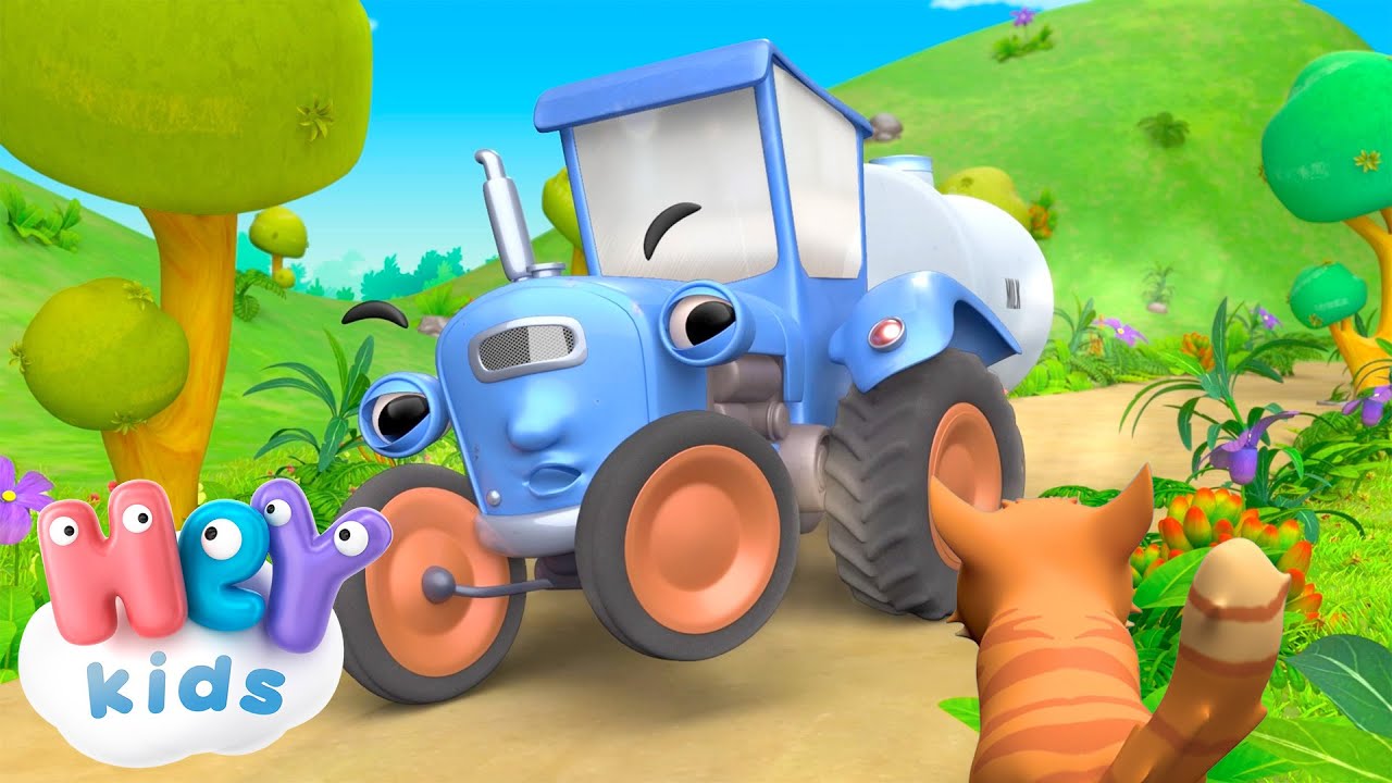 O Grande Trator Azul 🚜 - Música Infantil com Animação 3D para Crianças