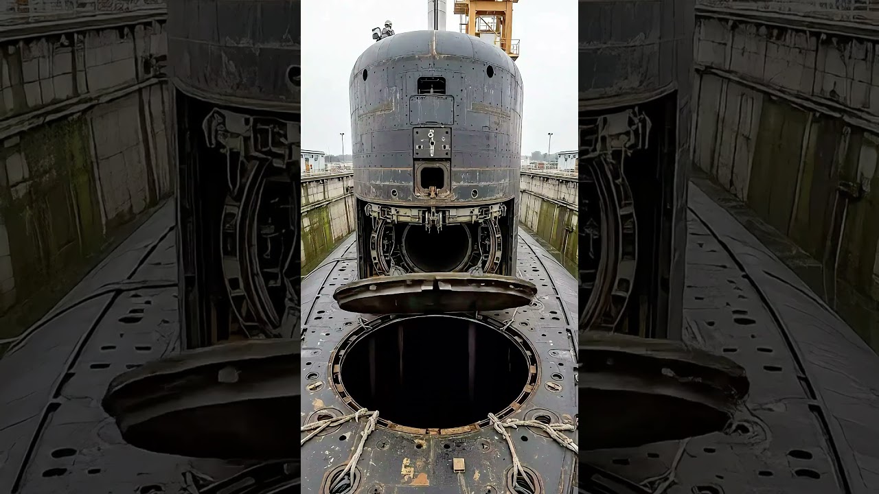 Discover the Secrets of a Mighty Submarine in Dry Dock 🚢
