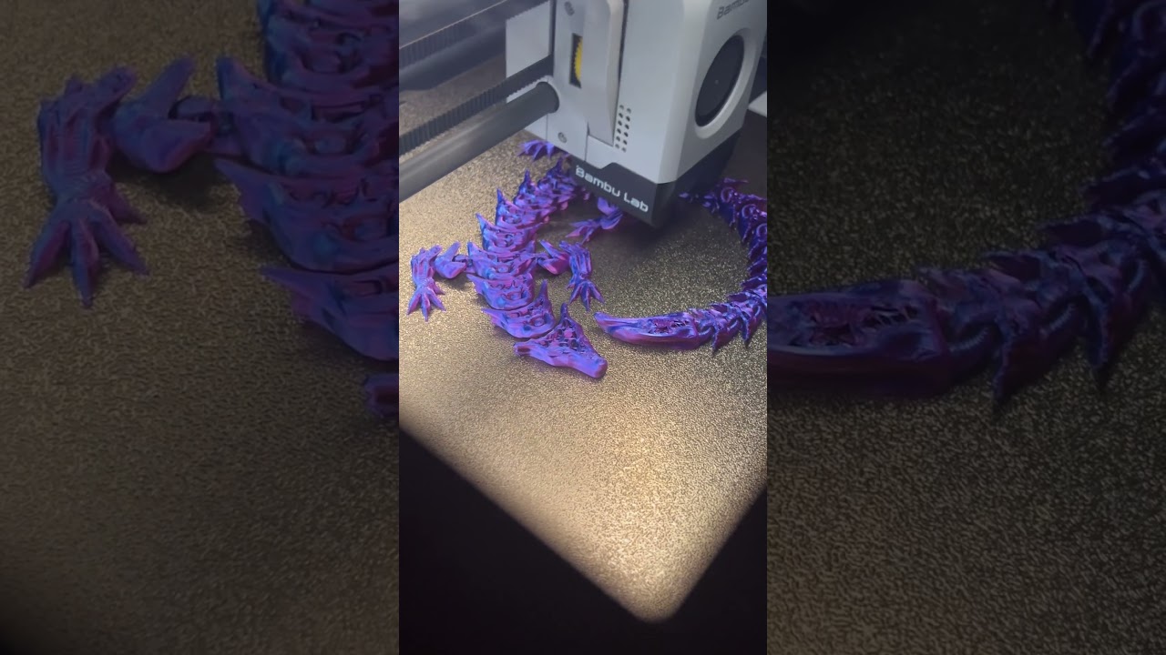 Watch a Stunning 3D Printed Articulated Dragon Come to Life 🐉