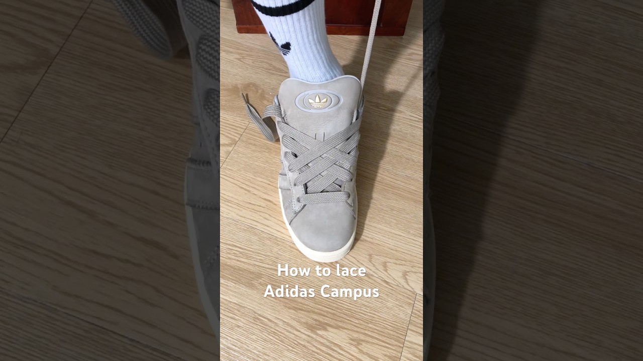 Step-by-Step Guide to Lacing Your Adidas Campus Sneakers 👟