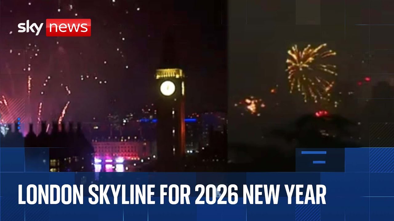 London Welcomes 2026 with Stunning Skyline Views 🌆