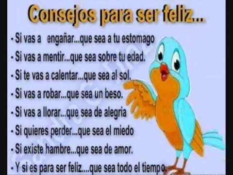 Consejos para la felicidad 😊