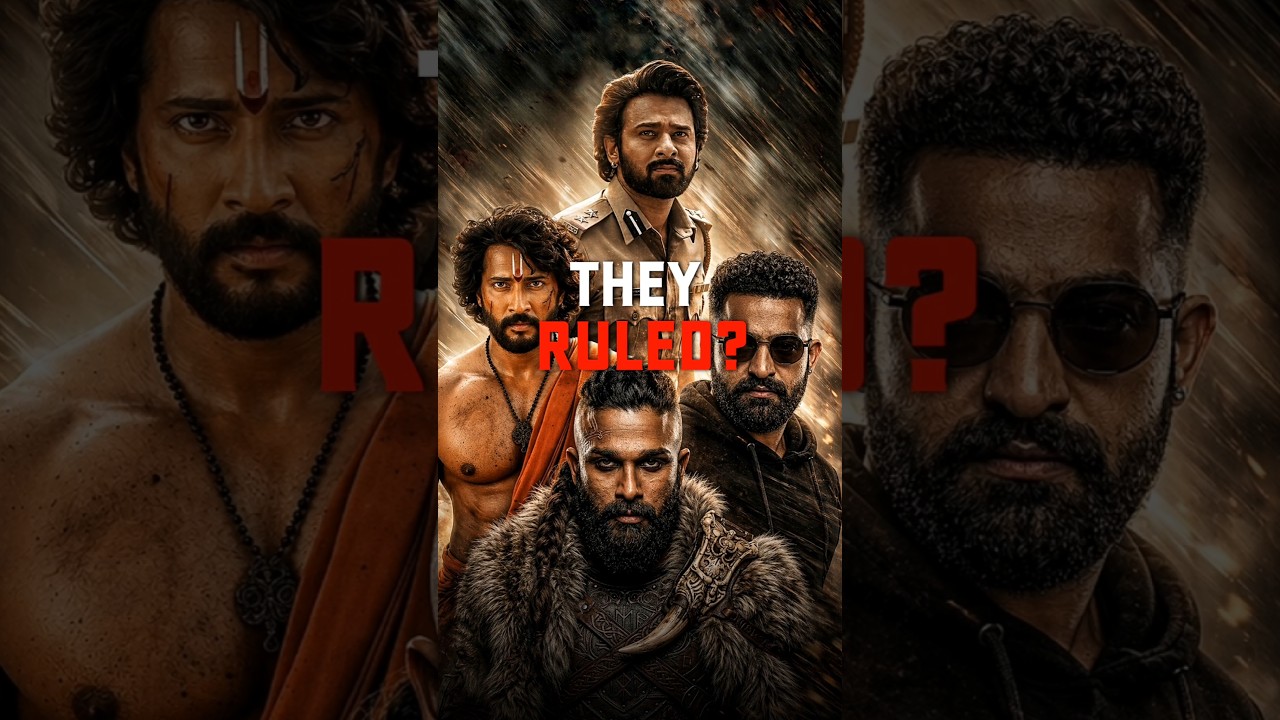 Tollywood Star's Ruled indian cinema in 2027?🔥 #spirit #jrntr #prabhas