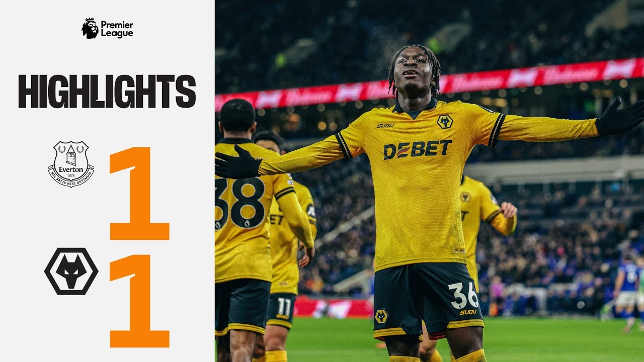 Mane scores again! | Everton 1-1 Wolves | Highlights