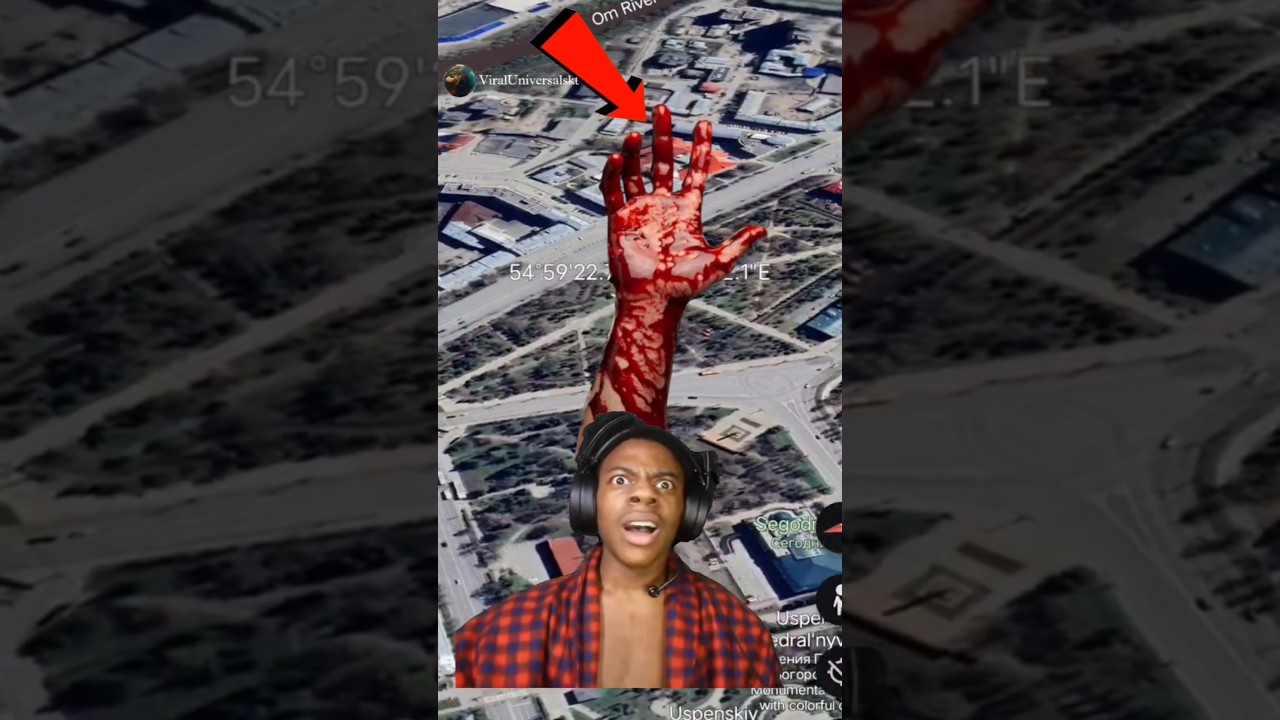 Mysterious Hand Cut Mark on Google Earth ✋