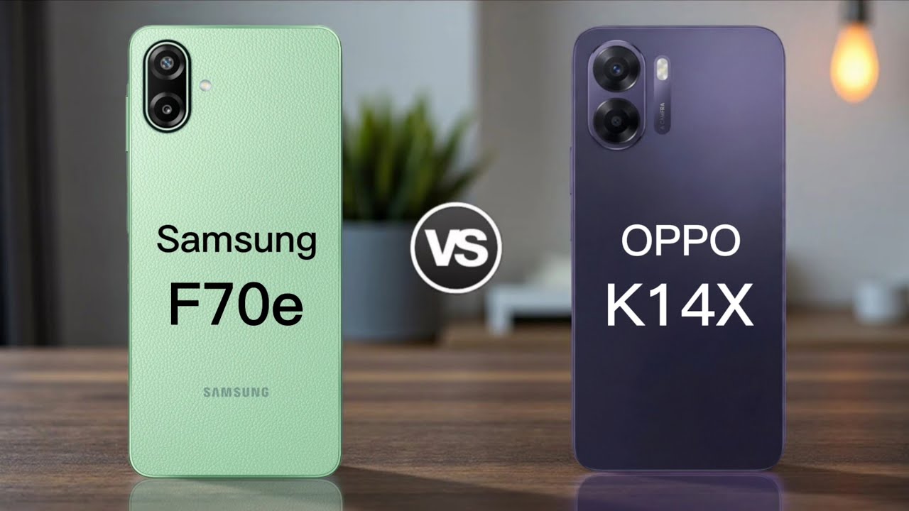 Samsung F70e vs Oppo K14X: Full Specs Comparison