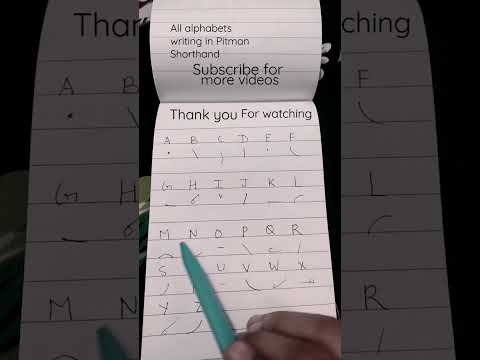 #shorthand all alphabets #shorthandtranscription #shorthanddictation #youtubeshorts #shorts