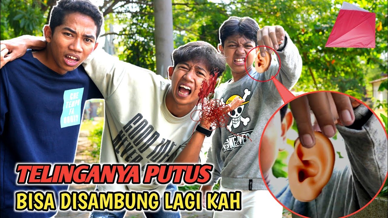 Telinga Saputra Putus Tali Layangan, Arik & Bocil Panik! π± | Mikael TubeHD