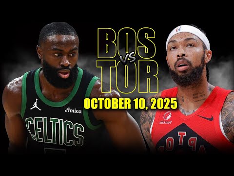 Boston Celtics vs Toronto Raptors Full Game Highlights - October 10, 2025 | NBA Preseason