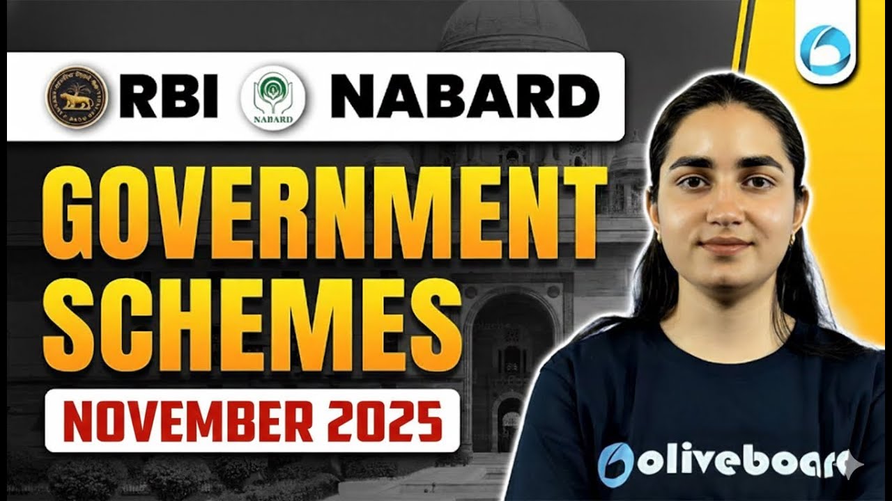 Nov 2025 Govt Schemes for RBI, NABARD & SEBI Exams