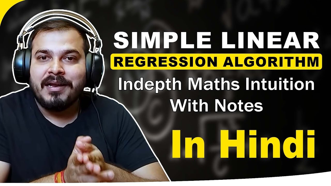 Linear Regression Explained: Simple Math & Intuition in Hindi 📊