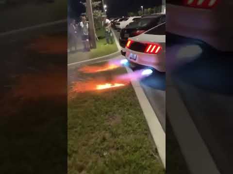 Loud Ford Mustang GT (HUGE FLAMES!!)π±π₯
