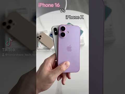 iPhone 16 VS iPhone X #apple #iphone #iphone16
