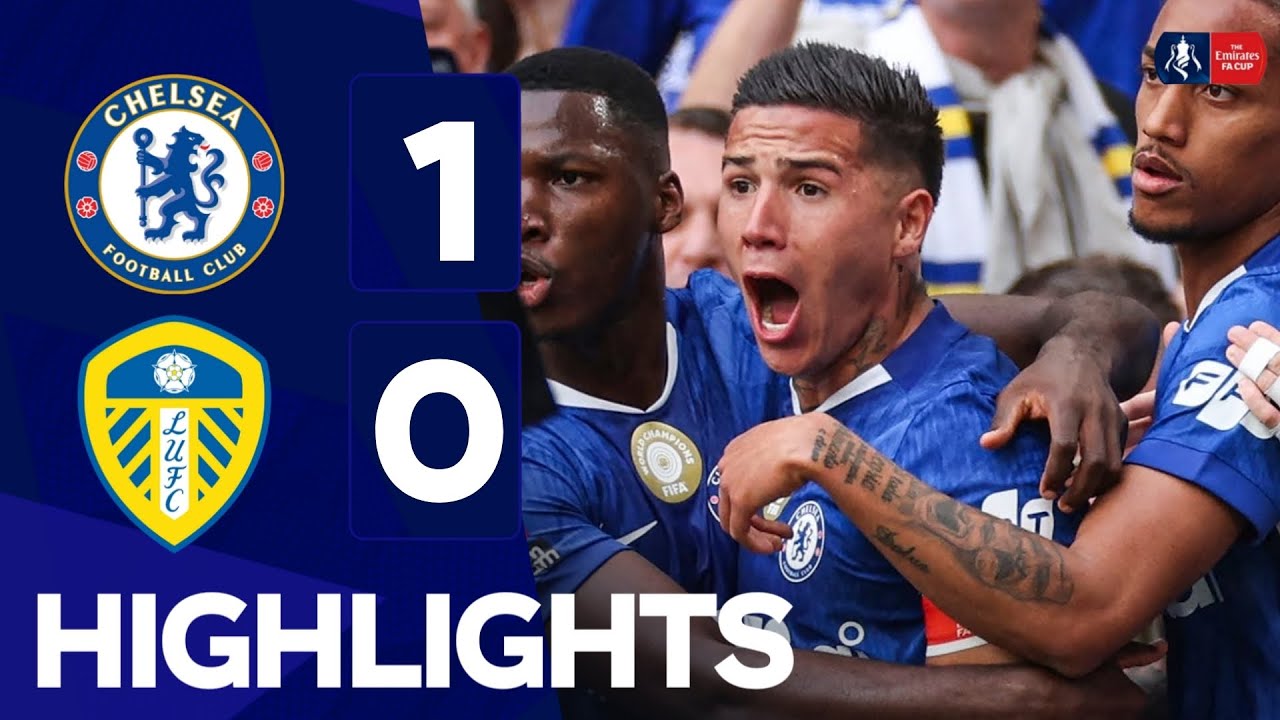 Enzo Fernández Scores in Chelsea vs Leeds FA Cup Semi 2026 ⚽