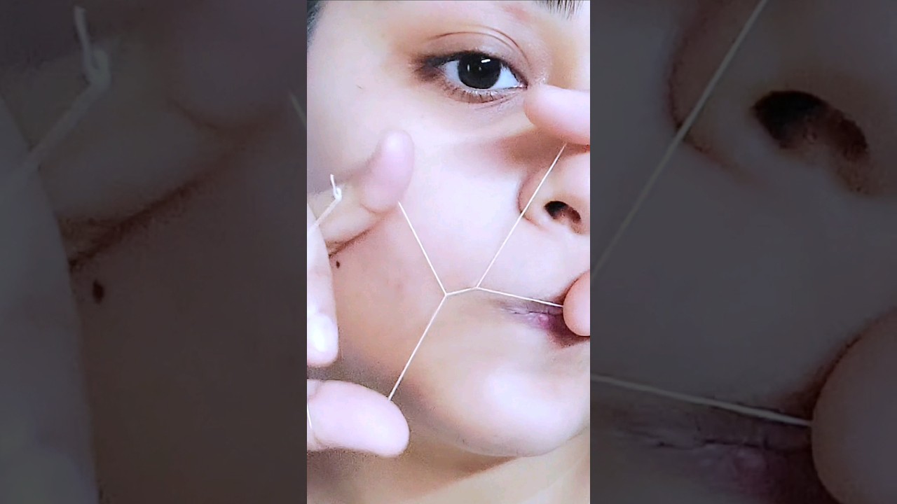 Home Threading Guide for Upper Lips & Eyebrows