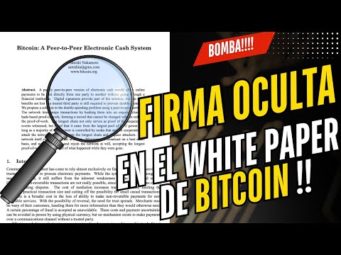 DESCIFRAN MENSAJES OCULTOS EN EL WHITE PAPER DE BITCOIN CON ESTEGANOGRAFÍA - LA FIRMA DE CSW