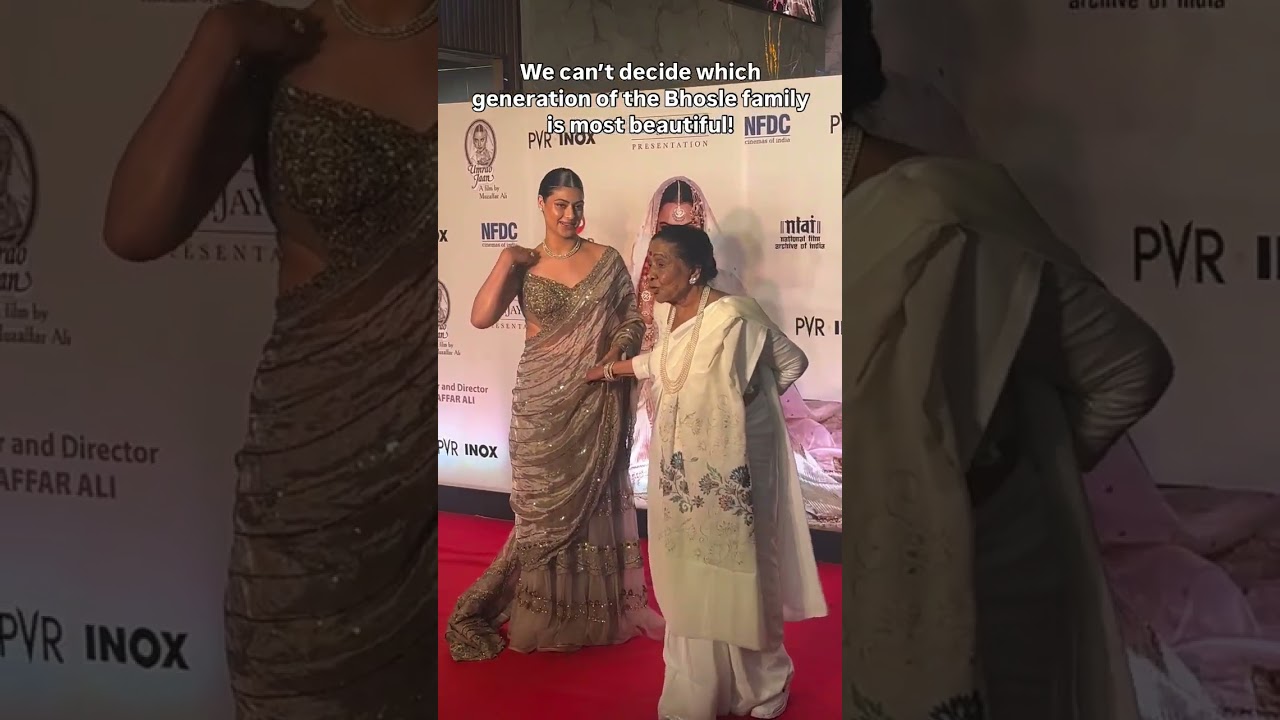 Asha & Zanai Bhosle Shine at Umrao Jaan Event