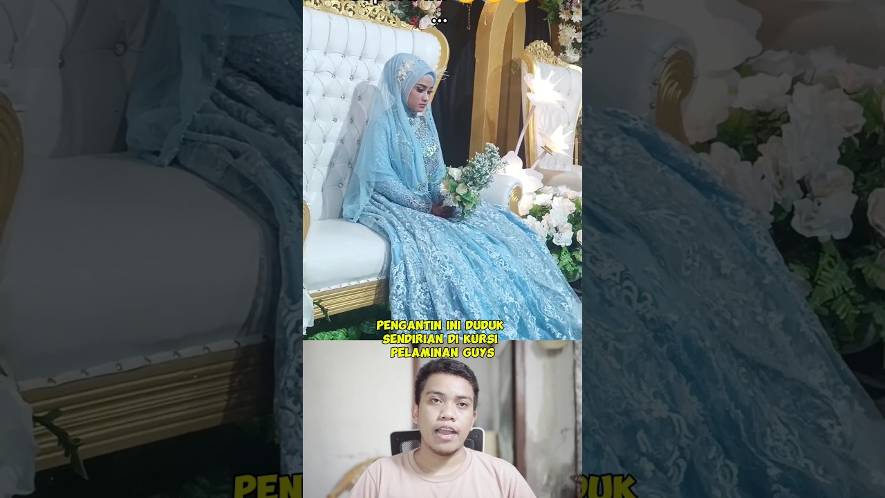 Pengantin sedih tidak ditemani suaminya #cerita #sedih