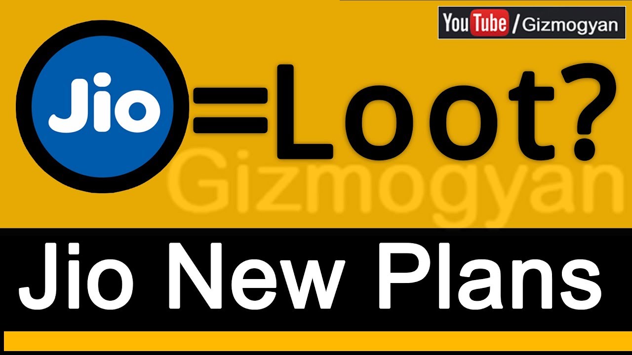 Jio New Plans Details | New Plans Valid From 19th October 2017 [Hindi]