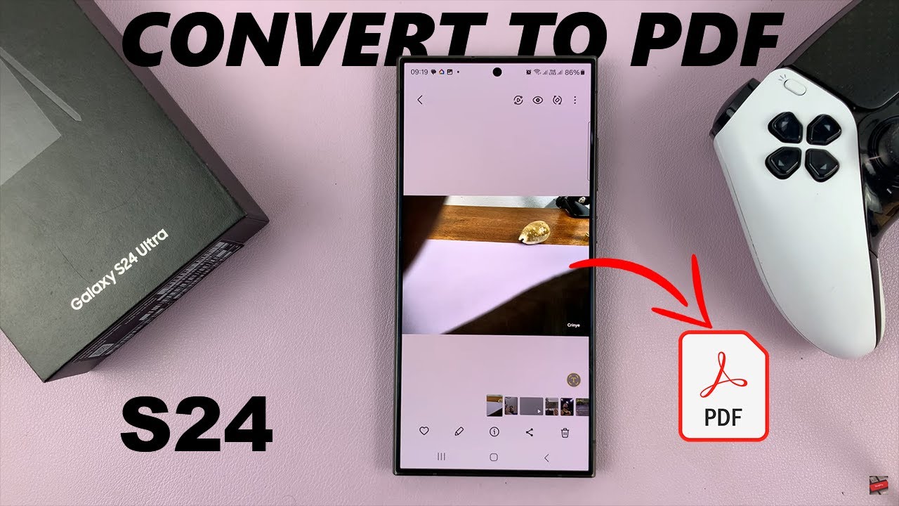 Easily Convert Photos to PDF on Samsung Galaxy S24 Series 📱
