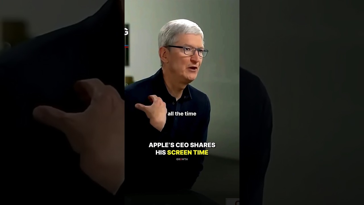 Apple's CEO Shares His Screen Time.