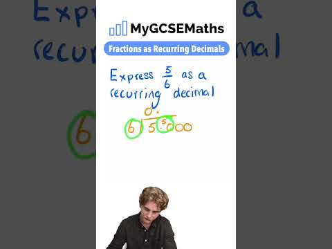 Fractions as Recurring Decimals | GCSE Maths 2025