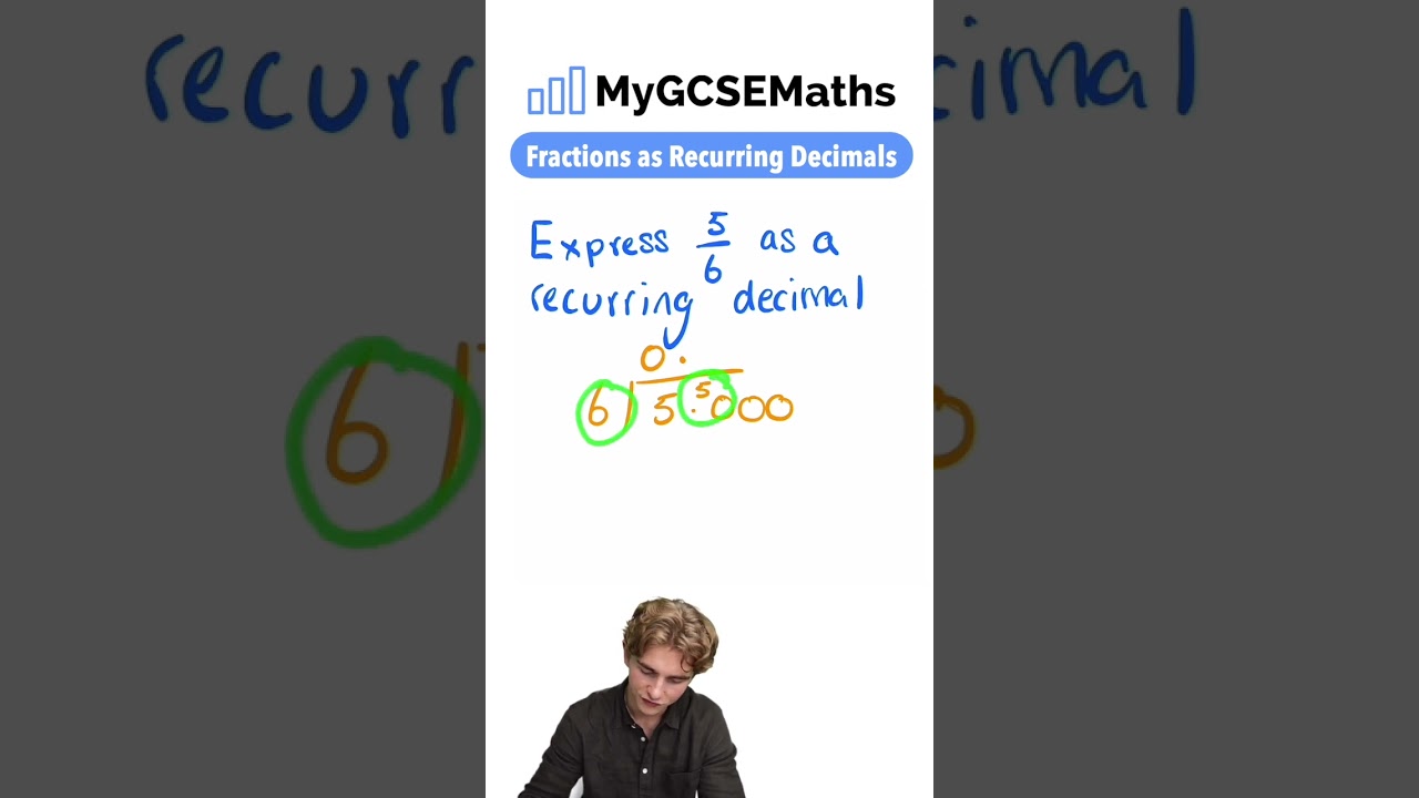 Convert Fractions to Recurring Decimals | GCSE Maths Revision 2025 ✨