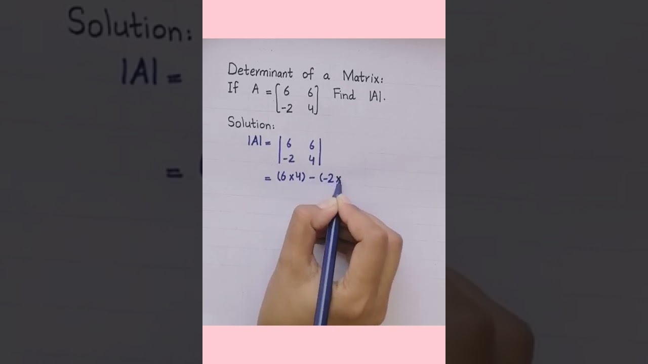 Master the Determinant of a Matrix | Class 9 Maths Explained 📊