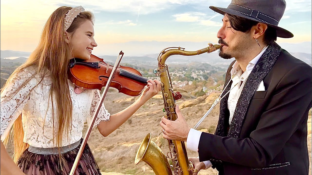 Viva La Vida - Coldplay | Violin Cover with Sax by Karolina Protsenko & Daniele Vitale