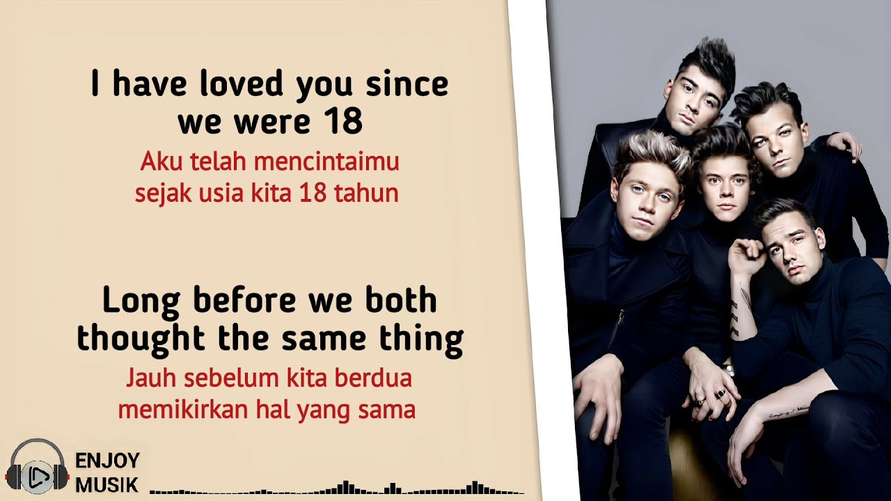 18 One Direction - 18 (Lirik & Terjemahan)