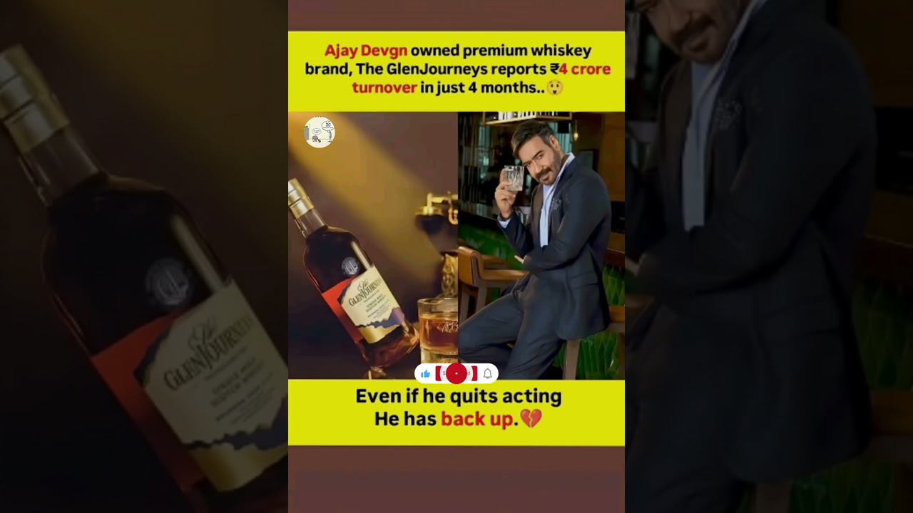 Ajay Devgn's Whiskey Brand Earns ₹4 Crore in 4 Months 🥃