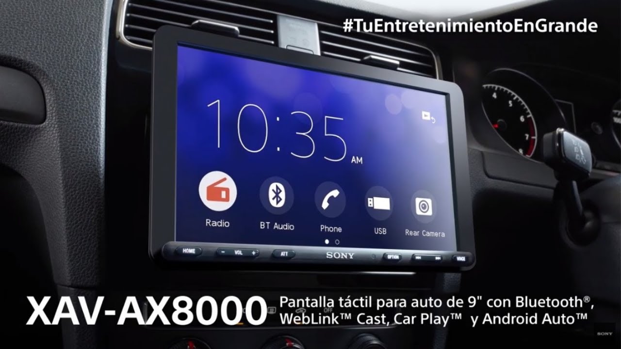 Disfruta del XAV-AX8000 en tu auto 🚗