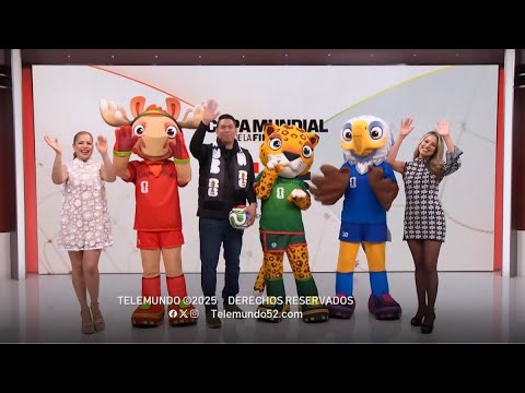 Mascotas de la Copa Mundial de la FIFA 2026 invaden nuestros estudios | Acceso Total | Telemundo 52