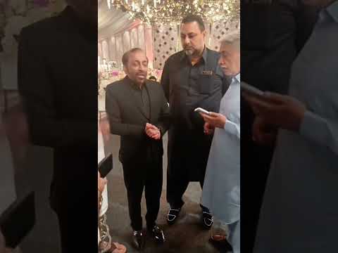 Meeting with Dr. Farooq Sattar at a Wedding Ceremony