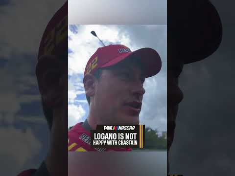 Joey Logano is frustrated with Ross Chastian after Chicago 😡 #chastian #logano #wreck #NASCAR