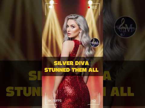 Silver Haired Diva Stuns the AGT #talent #agt #ai #shorts #AILingoMelody #englishsongs #lyrics