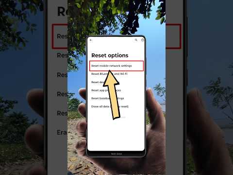 🔧 How to Reset Mobile Network Settings on Motorola | Fix Network Issues 2025 | Tech Zone #shorts