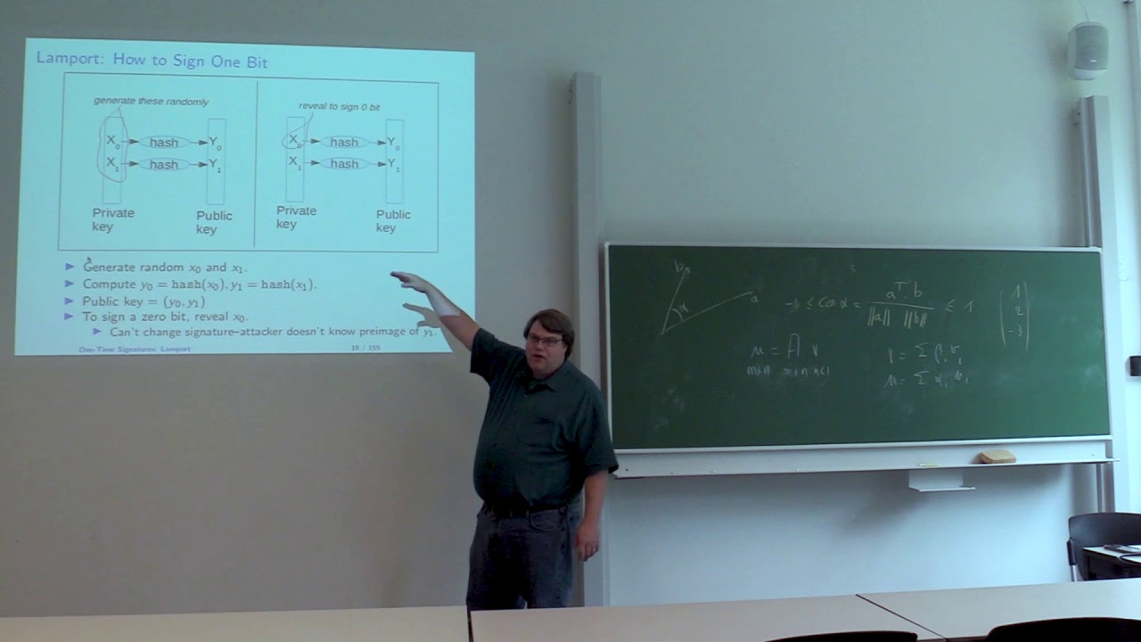 COSIC seminar "Introduction to Hash Based Signatures" (John Kelsey, KU Leuven & NIST)