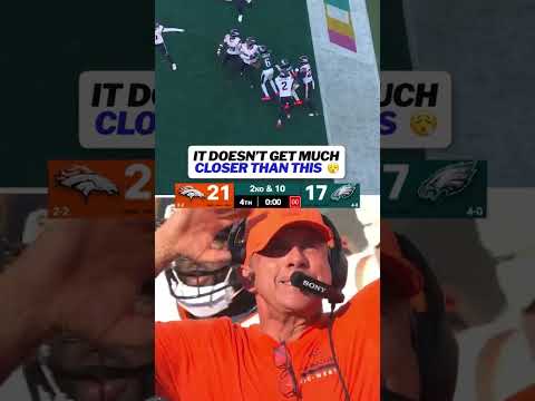 WHAT AN ENDING 😮 #eagles #broncos #nfl